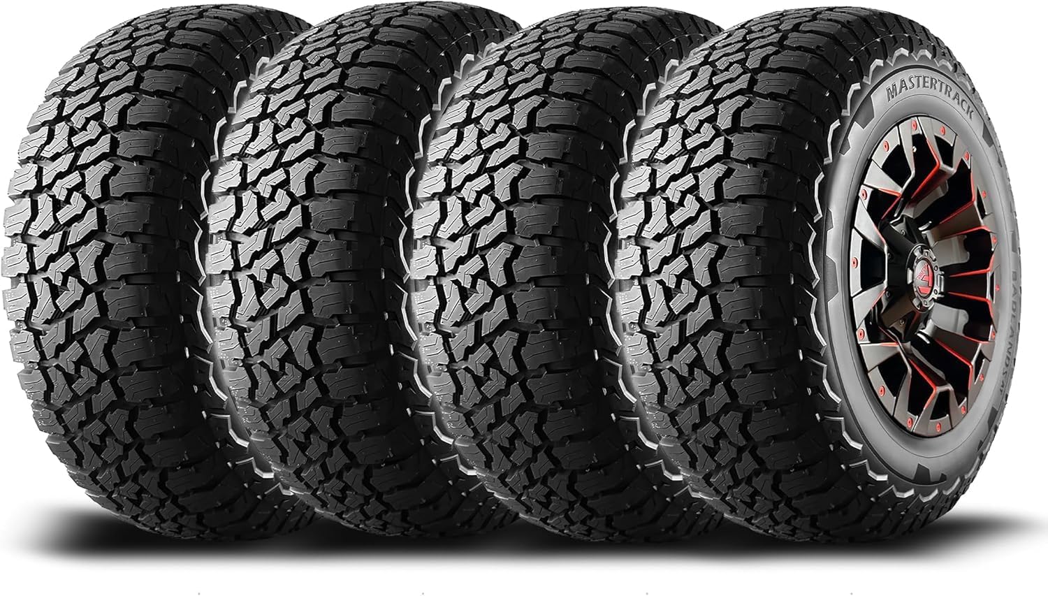 Set of 4 (FOUR) AT All Terrain 265/70R17 115T SUV Tire - 265/70/17(Tire Only)(LT245/75R16(10PR))