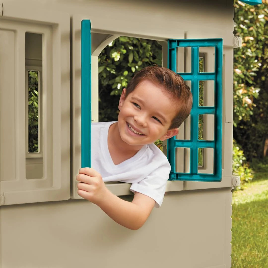 Cape Cottage Playhouse - Blue Large(Silver， Blue， Golden)