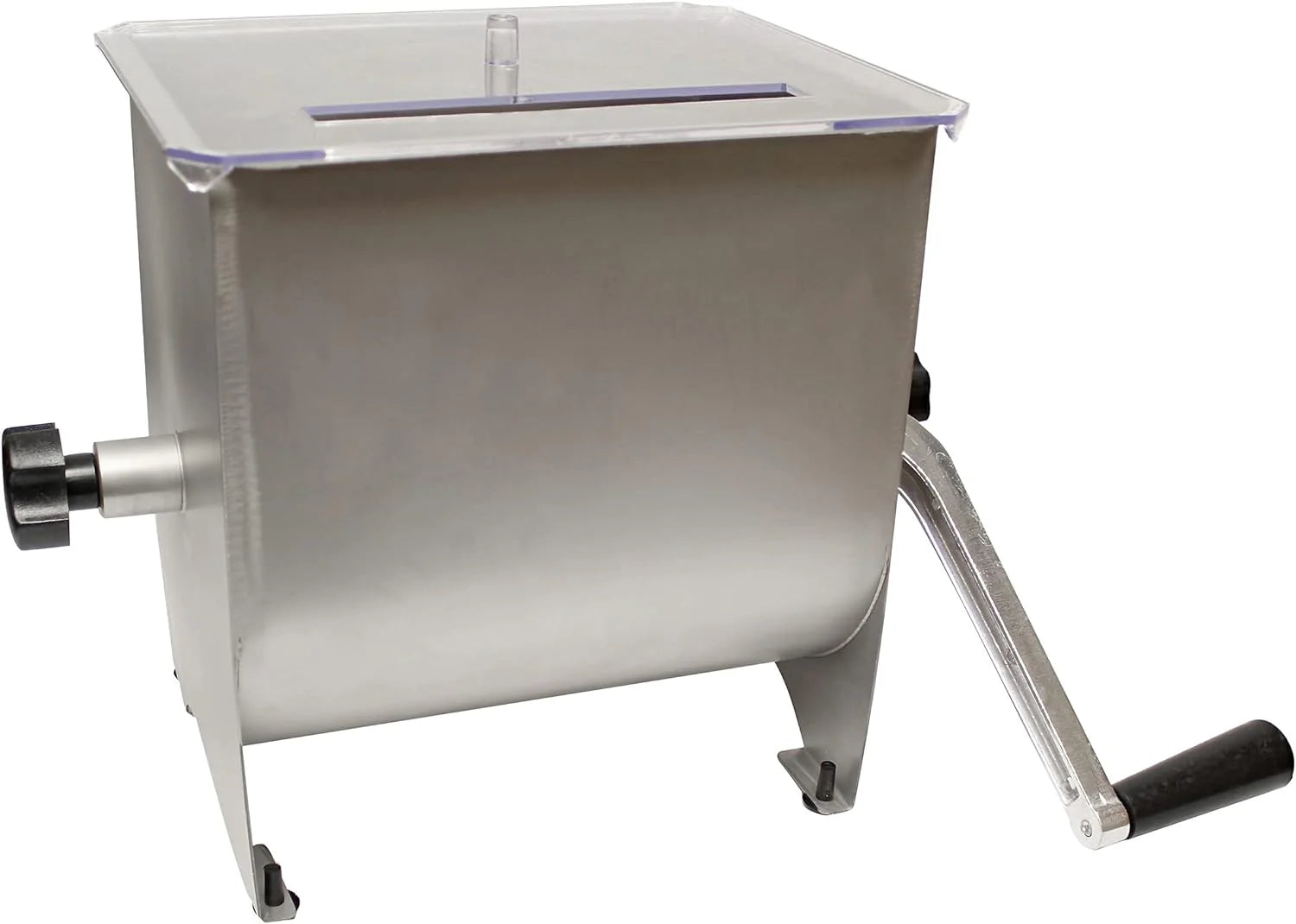 Manual Meat Mixer – 20 lb Sausage Mixer Machine with Lid, Ideal for Ground Beef Processing