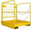 KUAFU 36x36 Forklift Safety Cage Heavy Duty Steel Forklift Man Basket 1200 LBS