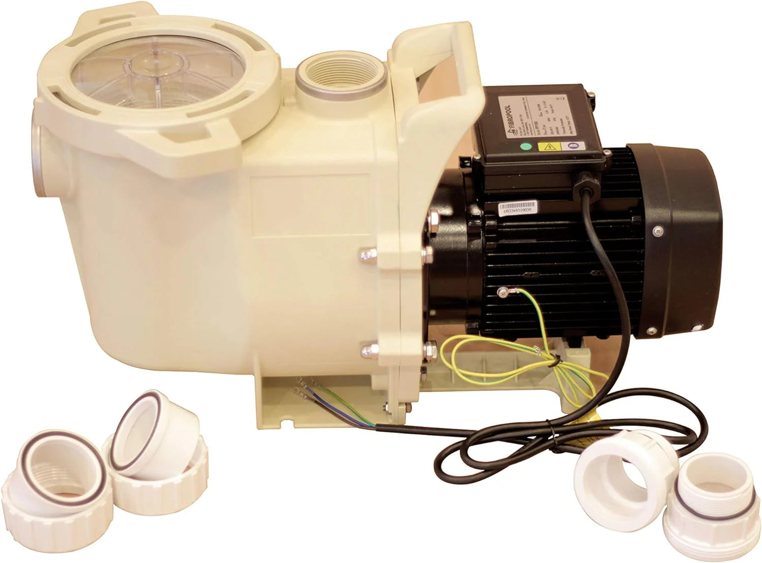 1.5 HP Swimming Pool Pump for In Ground Pools and Spas - 1.5 Horsepower - Designed in the USA - High Efficiency Single Speed Motor With Clear Top Lid - FP150