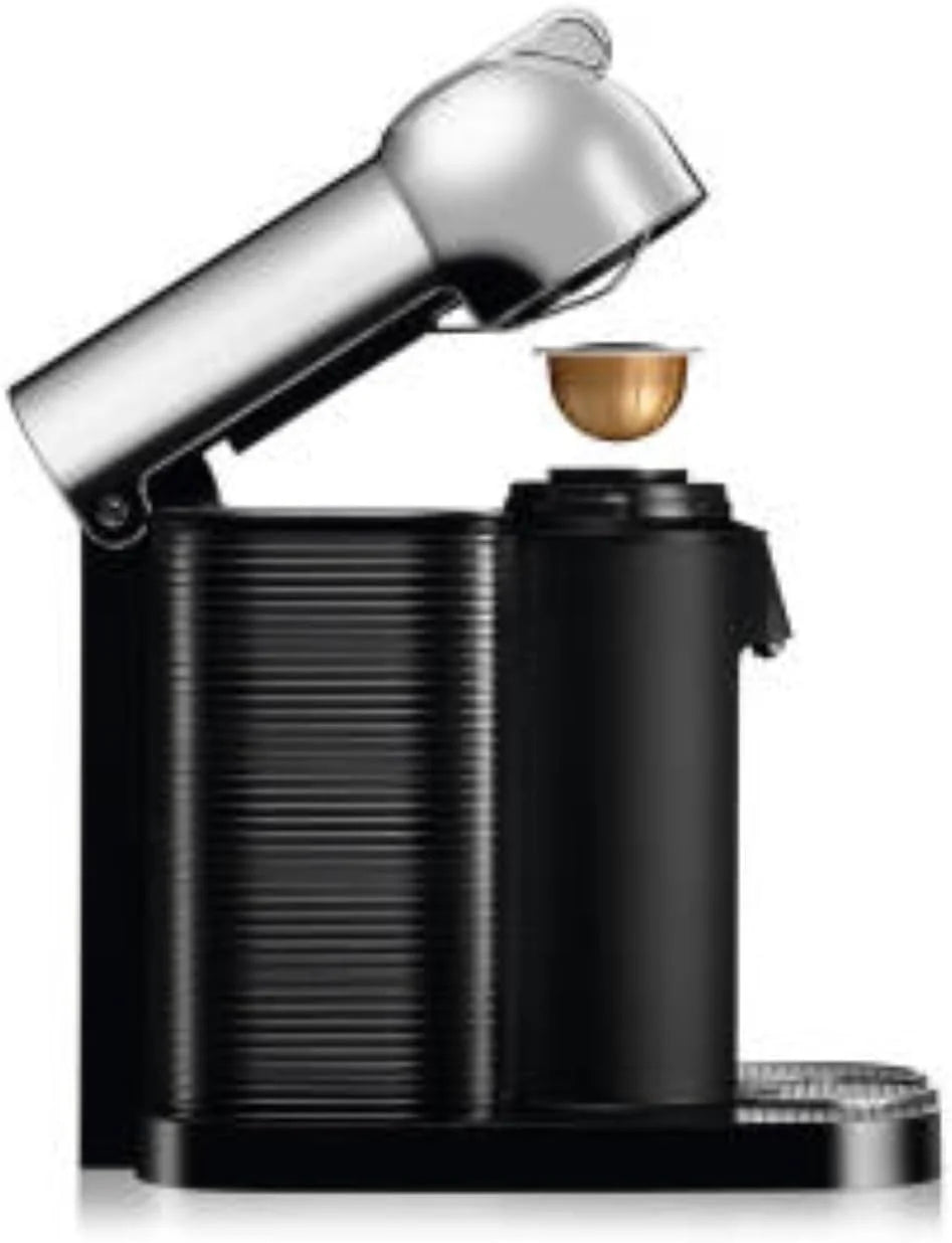 Coffee and espresso machine, equipped with an Aeroccino frother - chrome finish version(Chrome/Coffee Maker + Milk Frother)