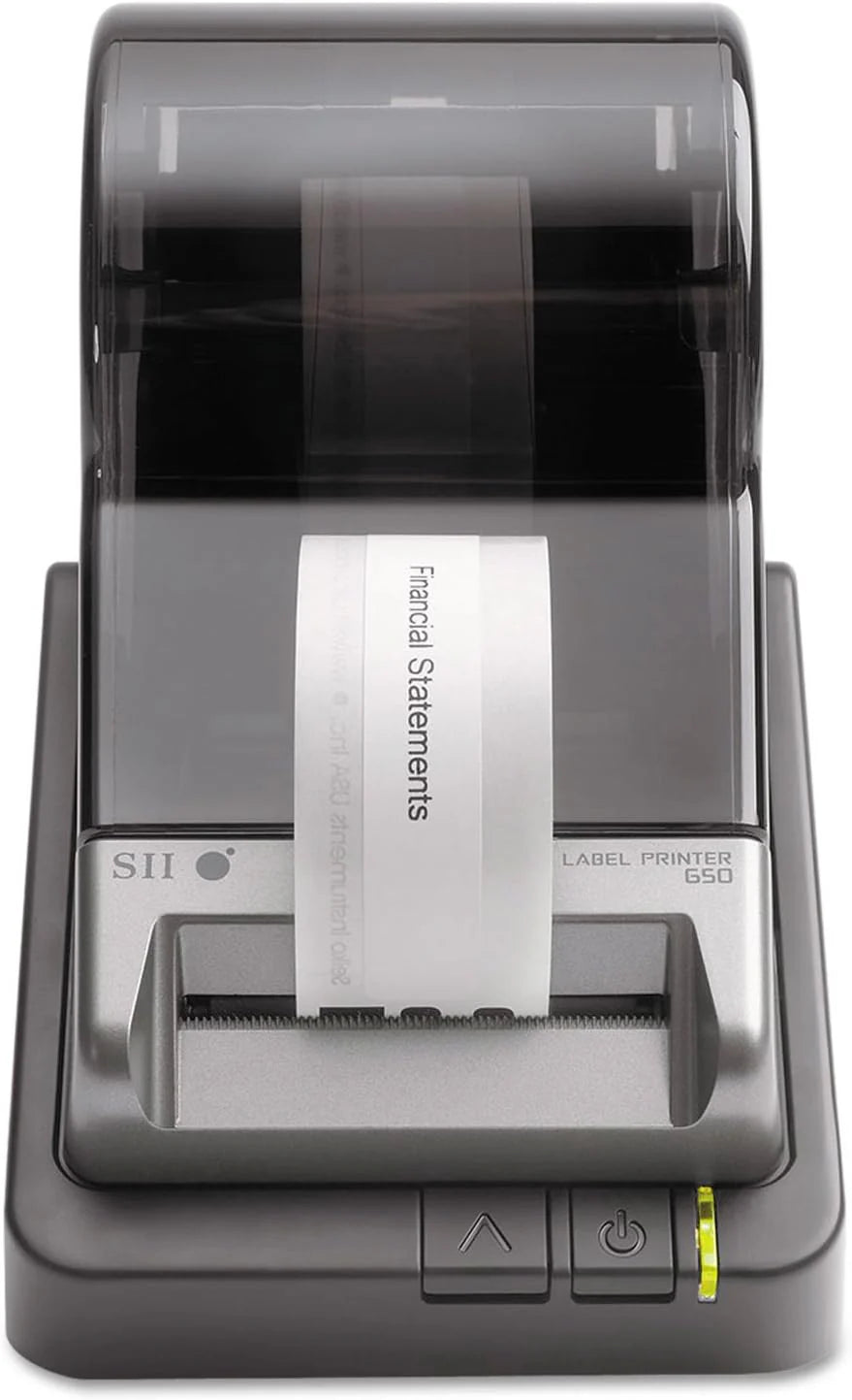 Seiko Instruments Smart Label Printer 650, USB, PC/Mac, 3.94 inches/second, 300 DPI
