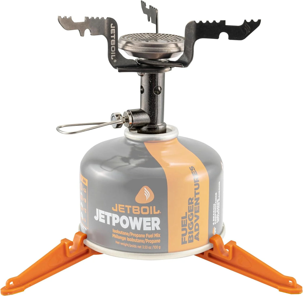 Ultralight Camping  Backpacking Stove System, Nesting Portable Propane/Isobutane Burner with Cooking Cup for Outdoor Trips  Hiking