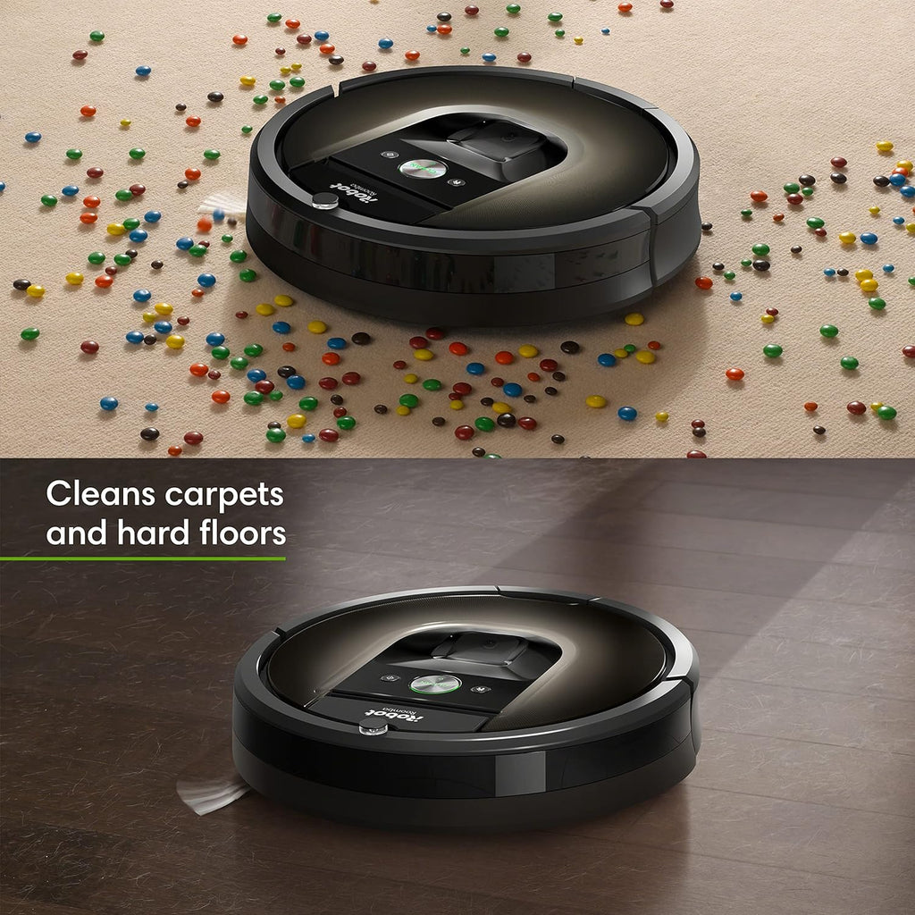 Robot Vacuum-Wi-Fi Connected Mapping, Works with Alexa, Ideal for Pet Hair, Carpets, Hard Floors, Power Boost Technology(Roomba 981)
