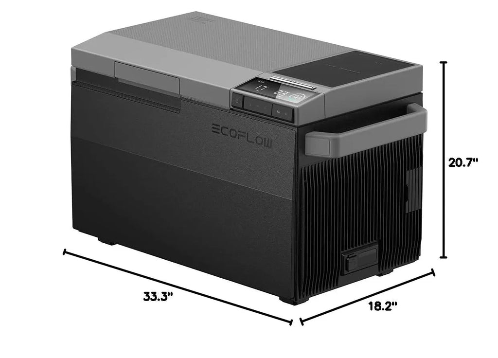 Car Refrigerator, 40 Qt(38L) Portable Refrigerator, Electric Cooler with Ice Maker, Dual Zone WIFI APP Control(-13~50), 12/24V DC/AC For Camping, Travel, Fishing, Outdoor, Truck(GLACIER)