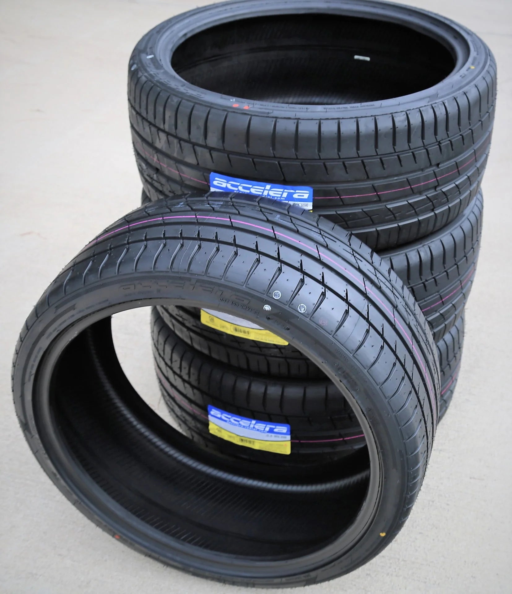 A pair of 2(2) 265/40ZR20 265/40R20 104Y XL AS A/S performance tires