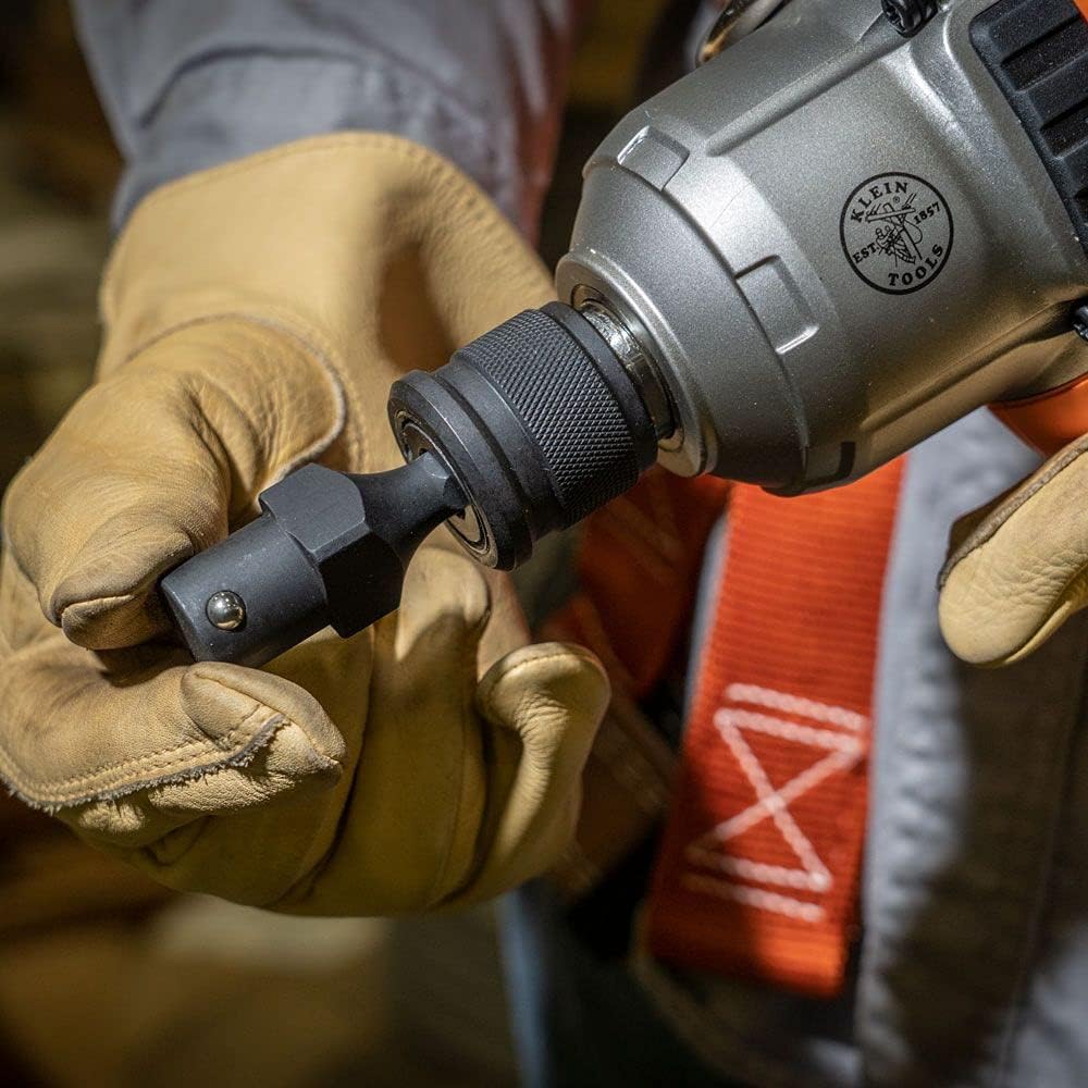 Single-Ended Impact Socket, Made in USA, Three Square Socket Sizes: 3/4-, 1-, and 1-1/8-Inch(4-in-1 Square/Socket)