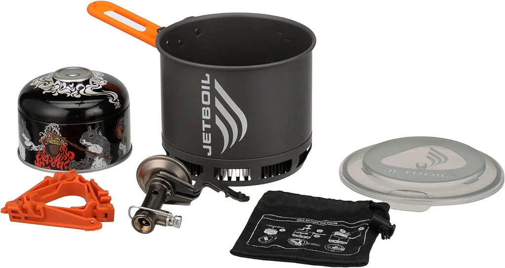 Ultralight Camping  Backpacking Stove System, Nesting Portable Propane/Isobutane Burner with Cooking Cup for Outdoor Trips  Hiking