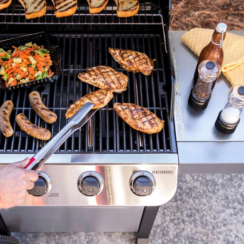Performance Series Convective 4-Burner with Side Burner Cart Propane Gas Stainless Steel Grill - 463377319(Performance Series Convective 4-Burner with Side Burner Cart)