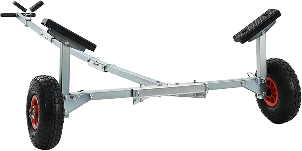 Foldable Adjustable 2-Wheel Boat Trailer  160kg Steel Capacity