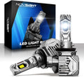 LED Bulbs Combo, 60000lm 800% Brighter Led Bulbs, 9005/HB3 and 9006/HB4 Replacement Bulbs, Plug and Play, 6500k Cool White IP68 Waterproof, Pack Of 4(H11)
