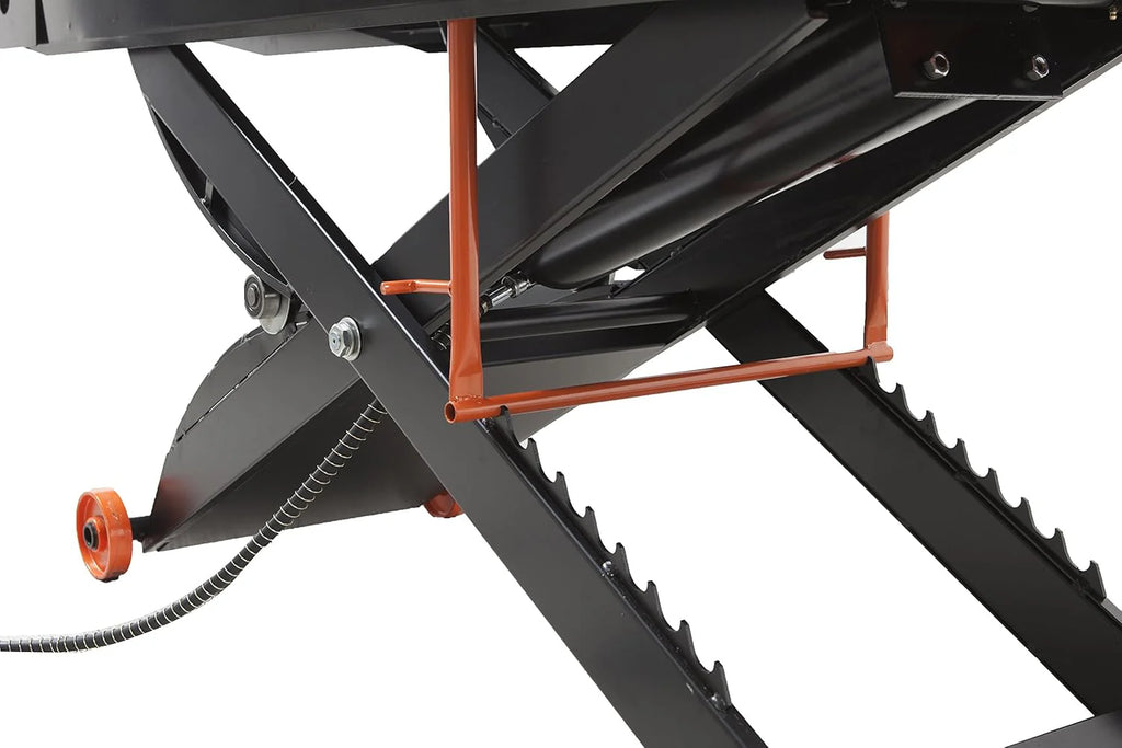 APlusLift MT1500X 1500LB Air-Operated Motorcycle  ATV Lift Table – 48" Wide with Side Extensions, 2-Year Warranty(24)
