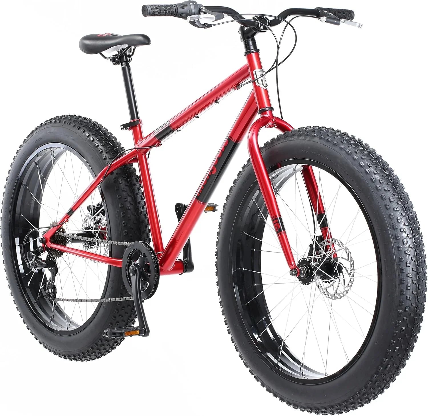 Dolomite Fat Tire Mens Mountain Bike(Red/17-Inch/Medium)