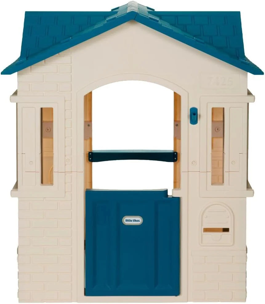 Cape Cottage Playhouse - Blue Large(Silver， Blue， Golden)