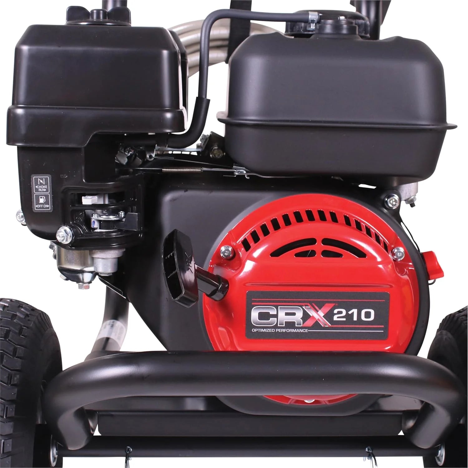 Cleaning CM61083 Clean Machine 3400 PSI Gas Pressure Washer, 2.5 GPM, CRX Engine, Includes Spray Gun and Wand, 4 QC Nozzle Tips, 5/16-in. x 25-ft. MorFlex Hose.(3500 PSI Kohler SH270)
