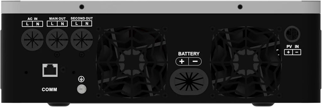Xijia 3600W Hybrid Pure Sine Wave Power Inverter with 120A MPPT Solar Charger .dc 24V to ac 110v 60HZ Solar Converter for Home,Car ＆Cabin (DC24V(Range20V-30V) 3600VA)(DC24V(Range20V-30V)3600VA)