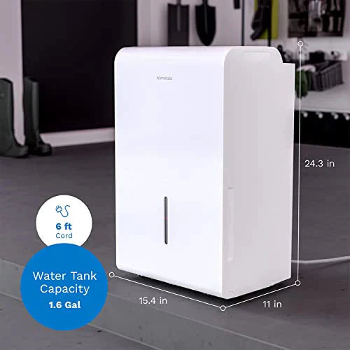 hOmeLabs 4500 Sq. Ft Energy Star Dehumidifier - Ideal for Large Rooms and Home Basements