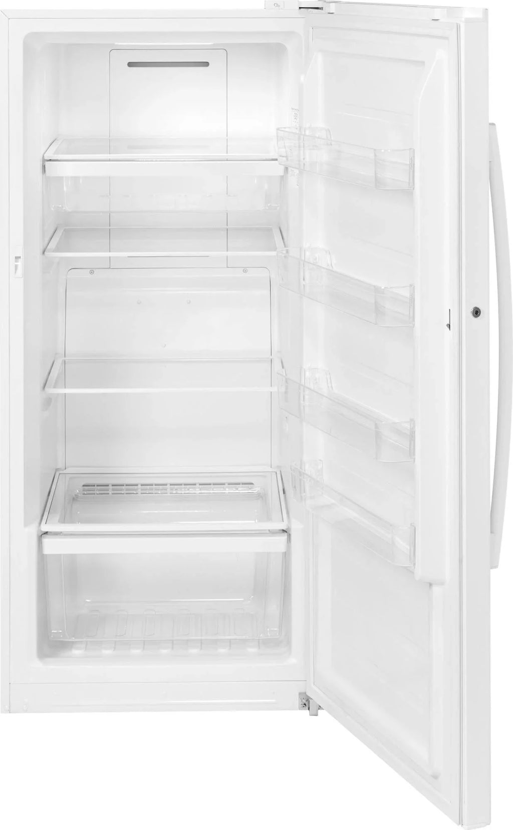 GE 14.1 Cu. ft. White Frost-free Upright Freezer FUF14DLRWW