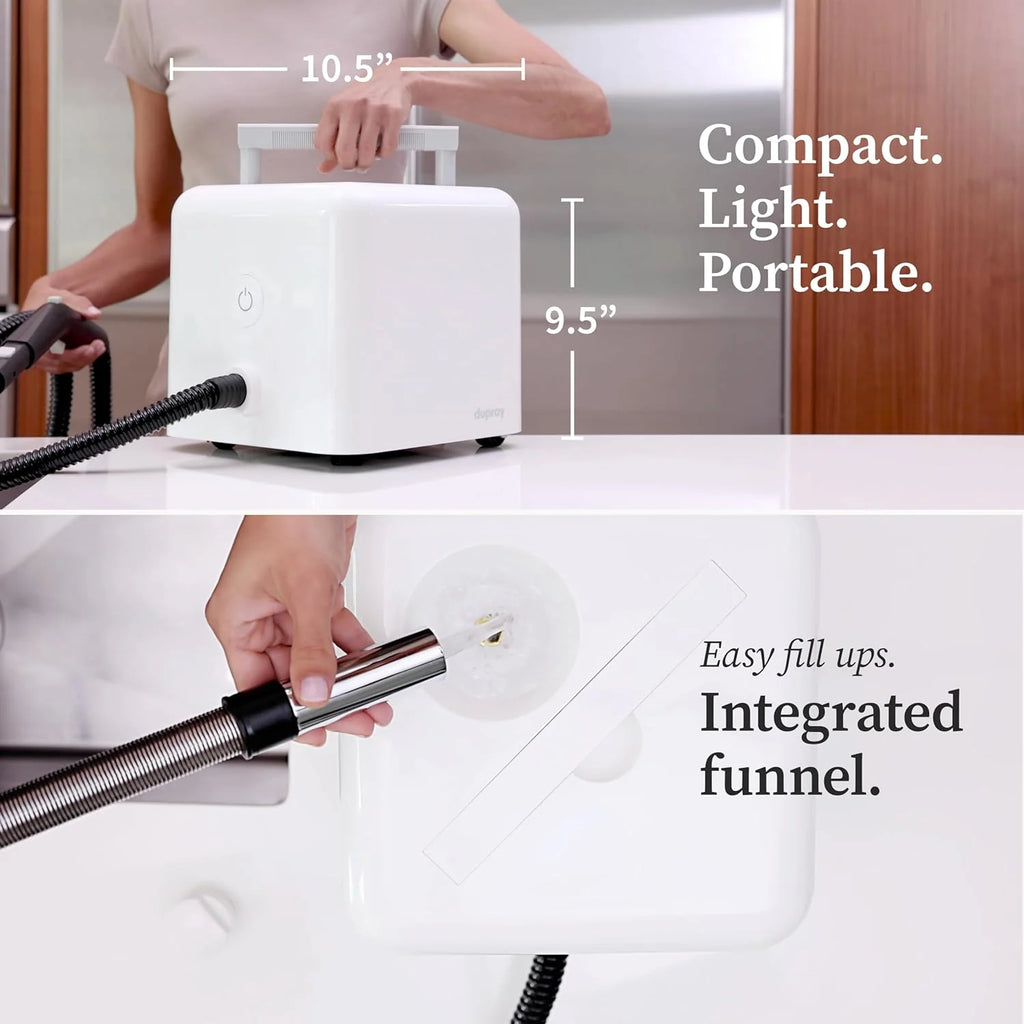 Neat Steam Cleaner Powerful Multipurpose Portable Steamer for Floors, Cars, Tiles Grout Cleaning Chemical Free Disinfection Kills 99.99%* of Bacteria and Viruses(Neat with Advanced Cleaning Pack)