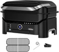 Portable Outdoor Electric Grill with Cart, Intelligent Temp Control, BBQ  Smoker Function(No Movable Cart)