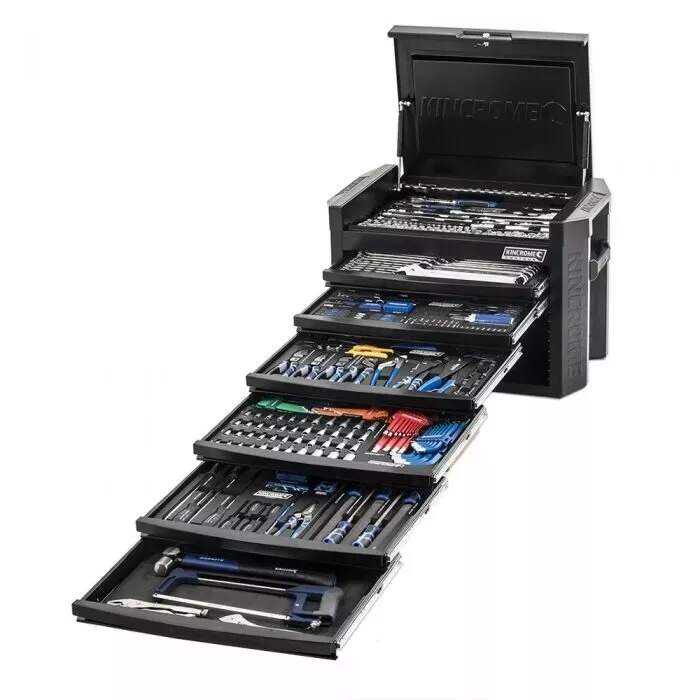 KINCROME CONTOUR TOOL CHEST KIT 403 PIECE - BLACK SERIES K1597MB