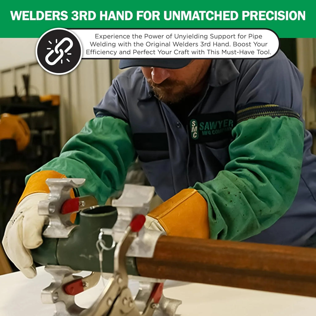 Welders 3rd Hand - Portable Pipe Welding Tool with Versatile Welding Clamps - Works with Most Butt Weld Fittings and Pipes - Enhance Accuracy