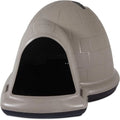 Petmate Indigo Dog House (Igloo Dog House, Made in USA with 90% Recycled Materials, All Weather Protection Pet Shelter) for XL Dogs 90 to 125 pounds, Made in USA
