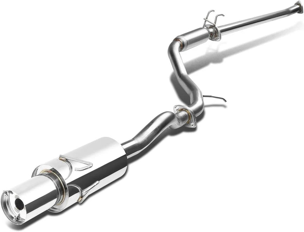 CBE-HC06EX-BT Catback Exhaust System [for 06-11 Honda Civic EX/LX/DX](Round Burnt)