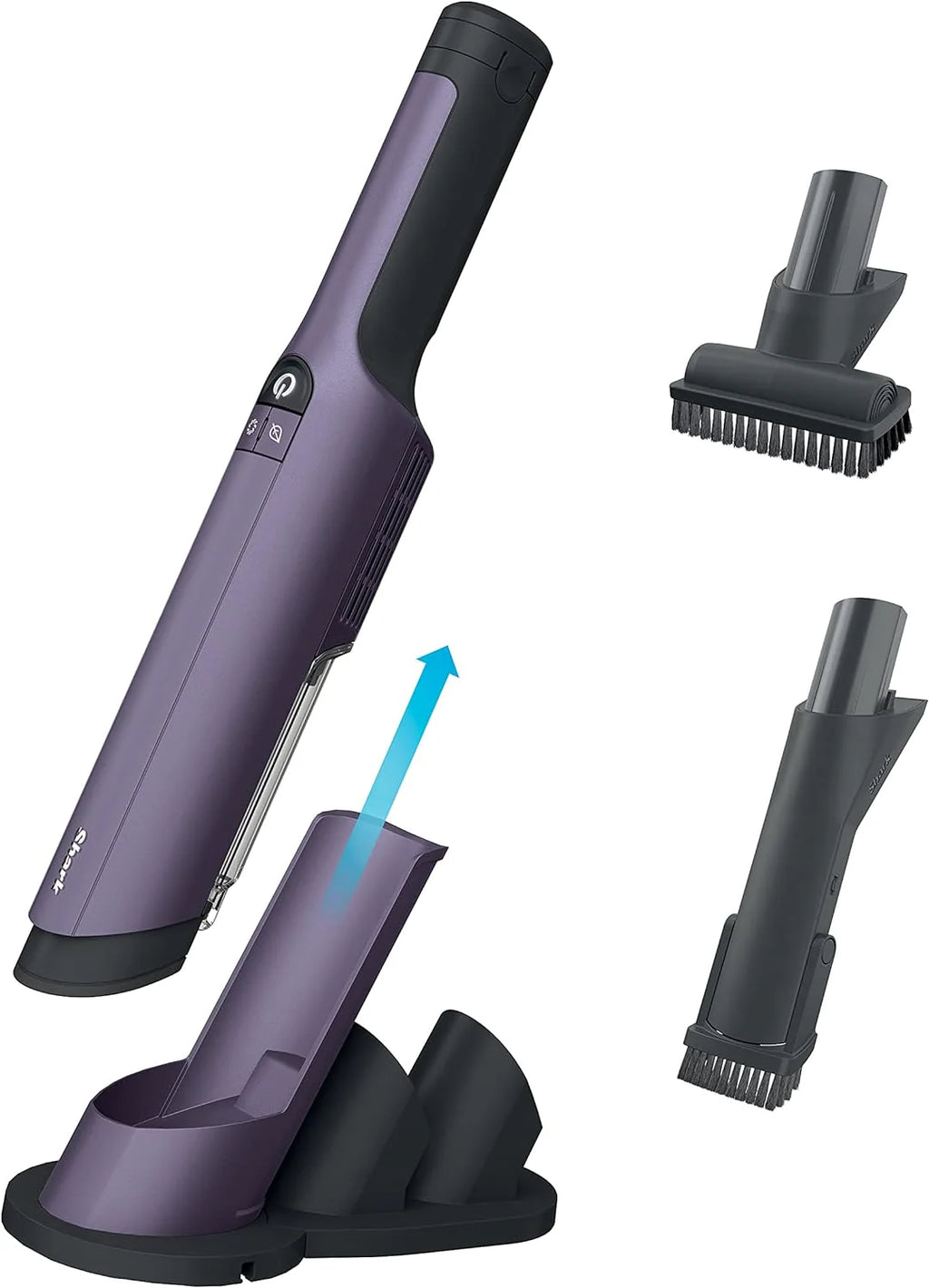Cordless Hand Vacuum, Ultra-Lightweight and Portable with Powerful Suction and Tools for Pets, Designed for Car and Home, Purple (Renewed)