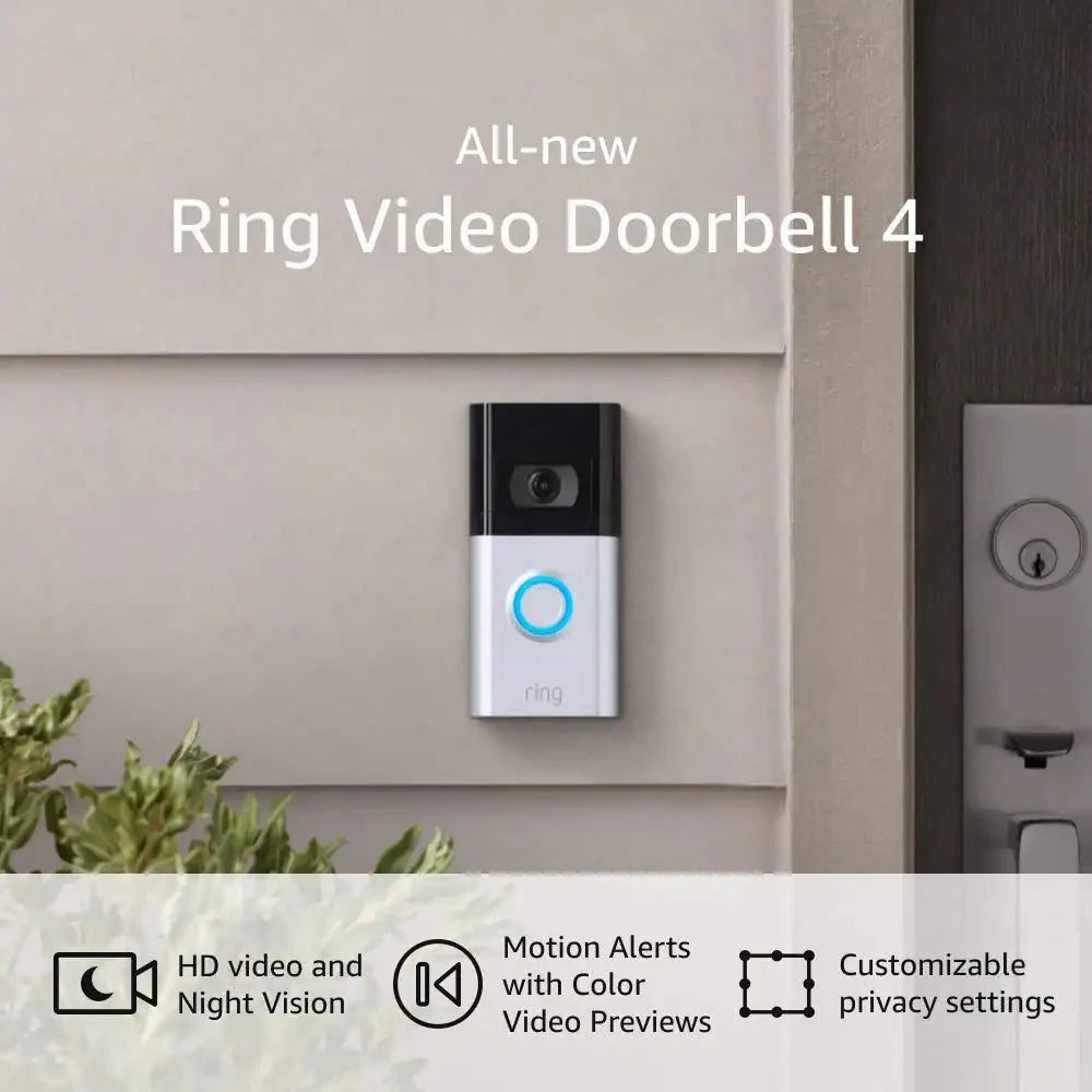 1080p HD Wi-Fi Wired and Wireless Video Doorbell 4