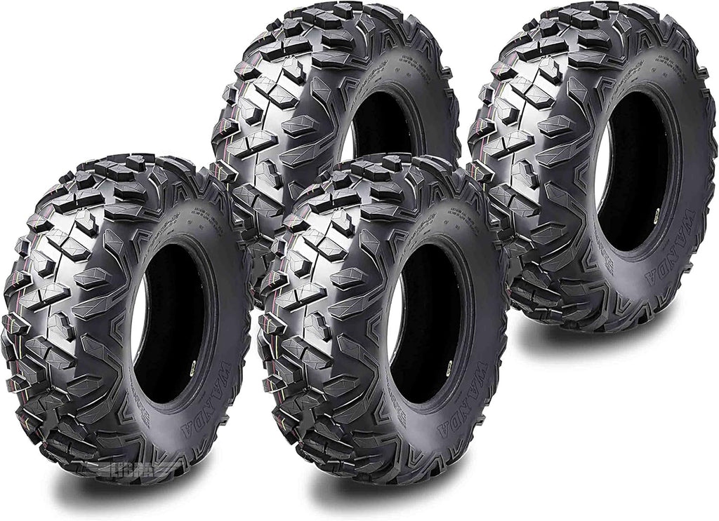 Set of 4 New ATV/UTV Tires 27x9-14 Front  27x11-14 Rear /6PR P350-10385/10386...(24X8-1225X11-10)