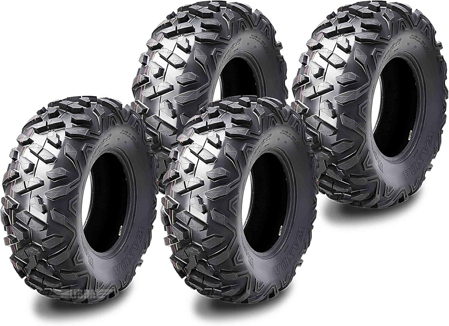 Set of 4 New ATV/UTV Tires 27x9-14 Front  27x11-14 Rear /6PR P350-10385/10386...(24X8-1225X11-10)
