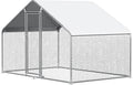 Chicken Coop Large Metal Chicken House/Pen for 6/10 Chickens Poultry Cage
