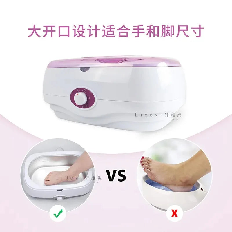 4L Wax Heater Hand Wax Mask Melting Machine Hair Removal Beauty Hot Heater Tool Paraffin Wax Machine for Hand and Feet(Green)