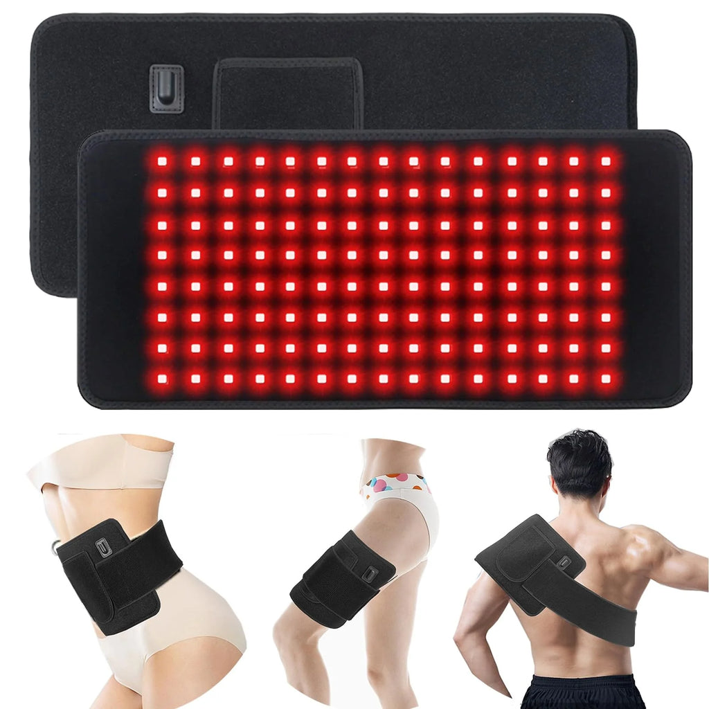 Infrared Red Light Therapy Belt Device for Body Pain Waist, Wearable Device Deep Therapy wrap with Timer for Women Best Gift