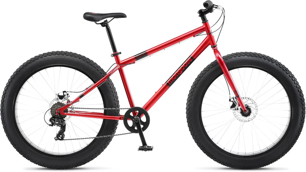 Dolomite Fat Tire Mens Mountain Bike(Red/17-Inch/Medium)
