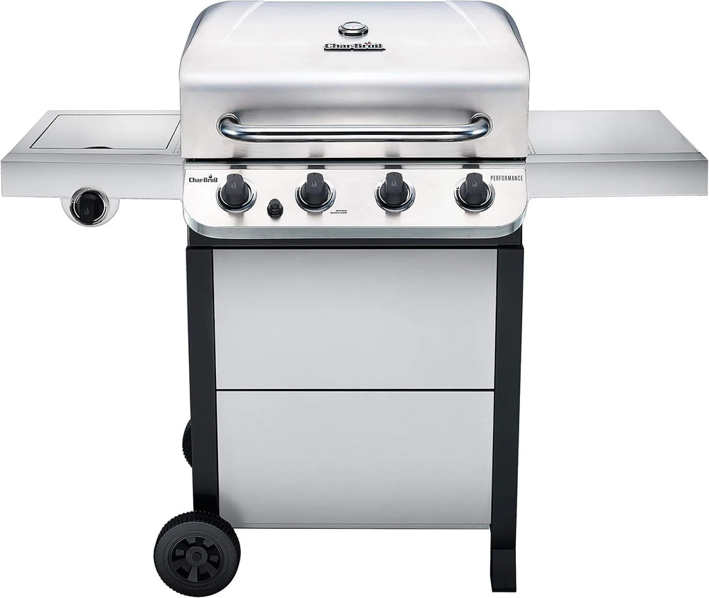 Performance Series Convective 4-Burner with Side Burner Cart Propane Gas Stainless Steel Grill - 463377319(Performance Series Convective 4-Burner with Side Burner Cart)