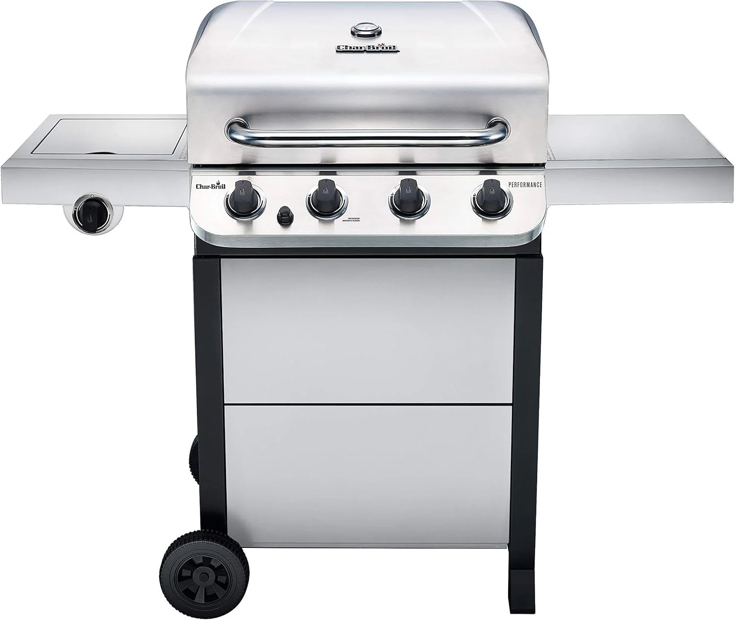 Performance Series Convective 4-Burner with Side Burner Cart Propane Gas Stainless Steel Grill - 463377319(Performance Series Convective 4-Burner with Side Burner Cart)