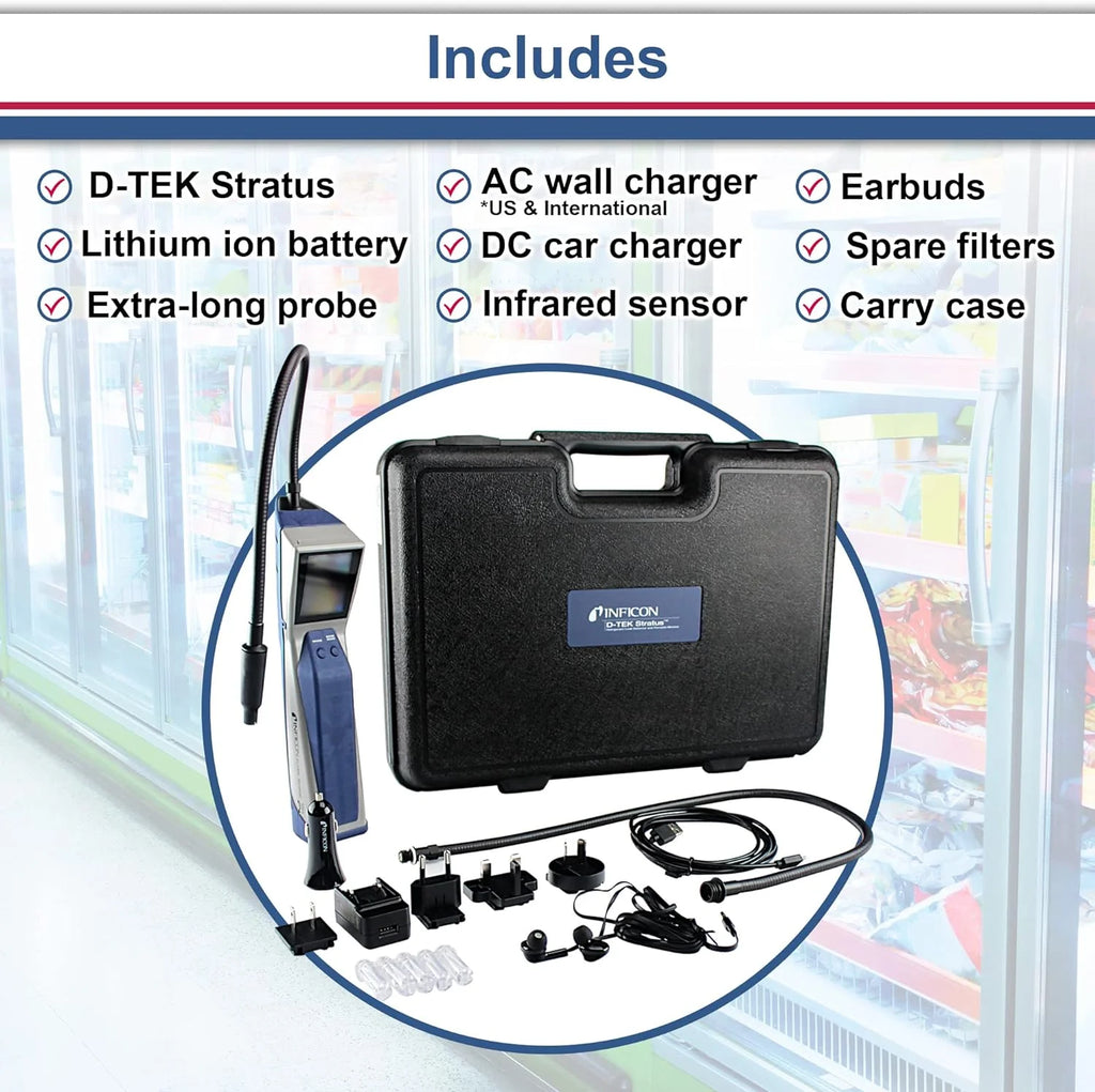Refrigerant Leak Detector and Portable Monitor, Model: 724-202-G1,Off-White(Monitor)