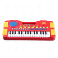 31 Keys Kids Baby Musical Toys Children Musical Portable Instrument Electronic Piano Keyboard Educational Toys for Girl(WHITE)