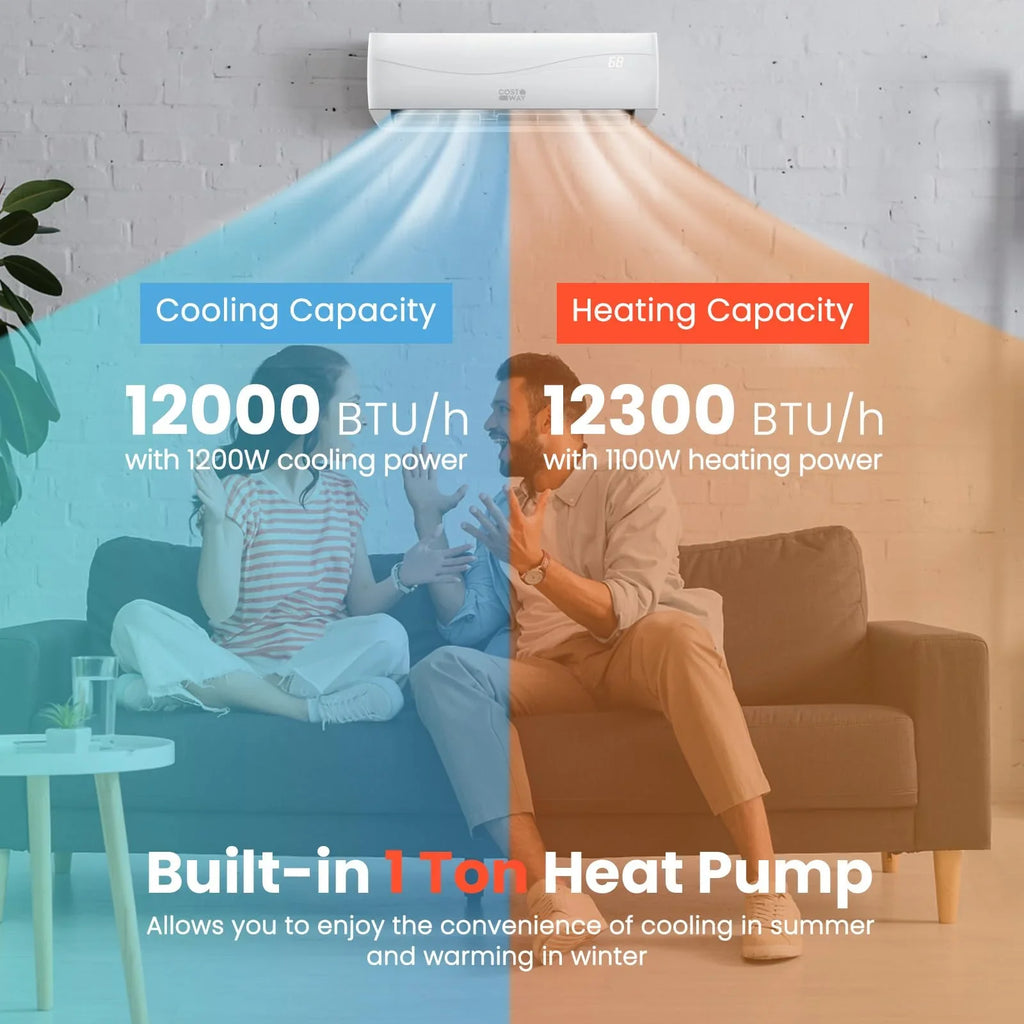 12000BTU Mini Split Air Conditioner Heater