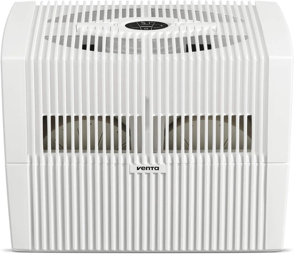 Black Humidifier - Filterless evaporative humidifier for spaces up to 645 square feet(645 ft2/Black)