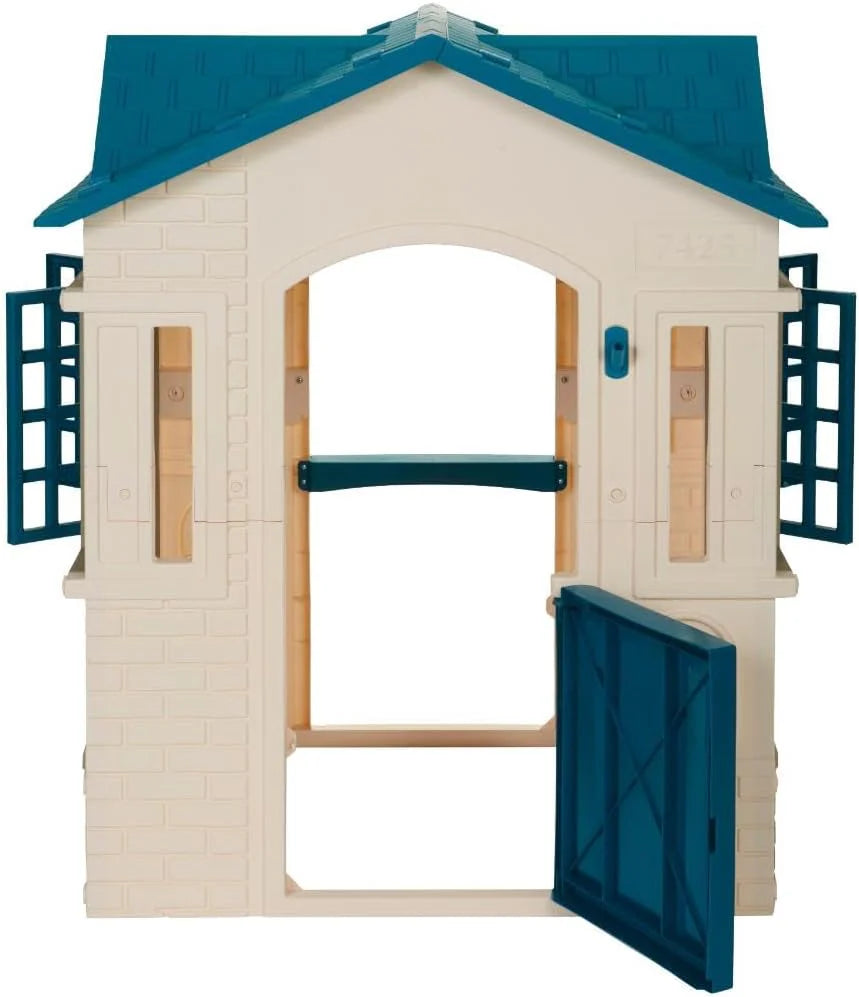 Cape Cottage Playhouse - Blue Large(Silver， Blue， Golden)