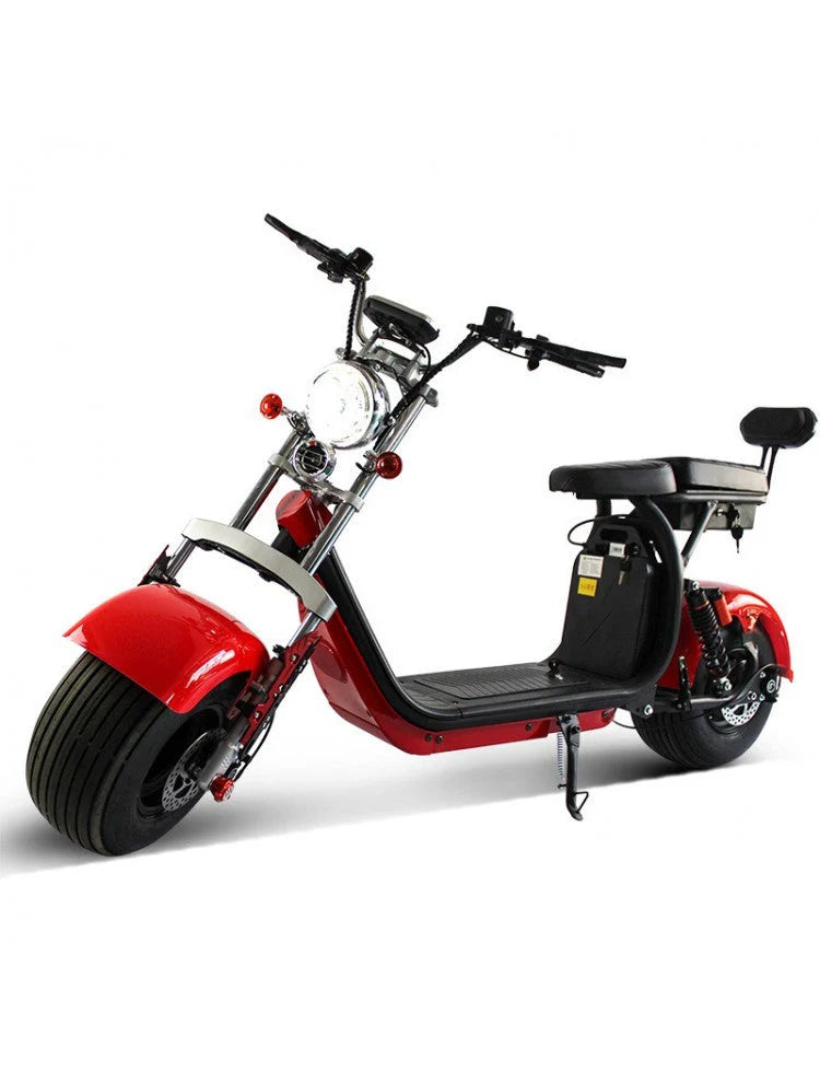 Fanco CITY COCO RANGE 2 AUTONOMIE 110 KM 1500 WATTS 40AH HOMOLOGUéE ROUTE(Rouge)