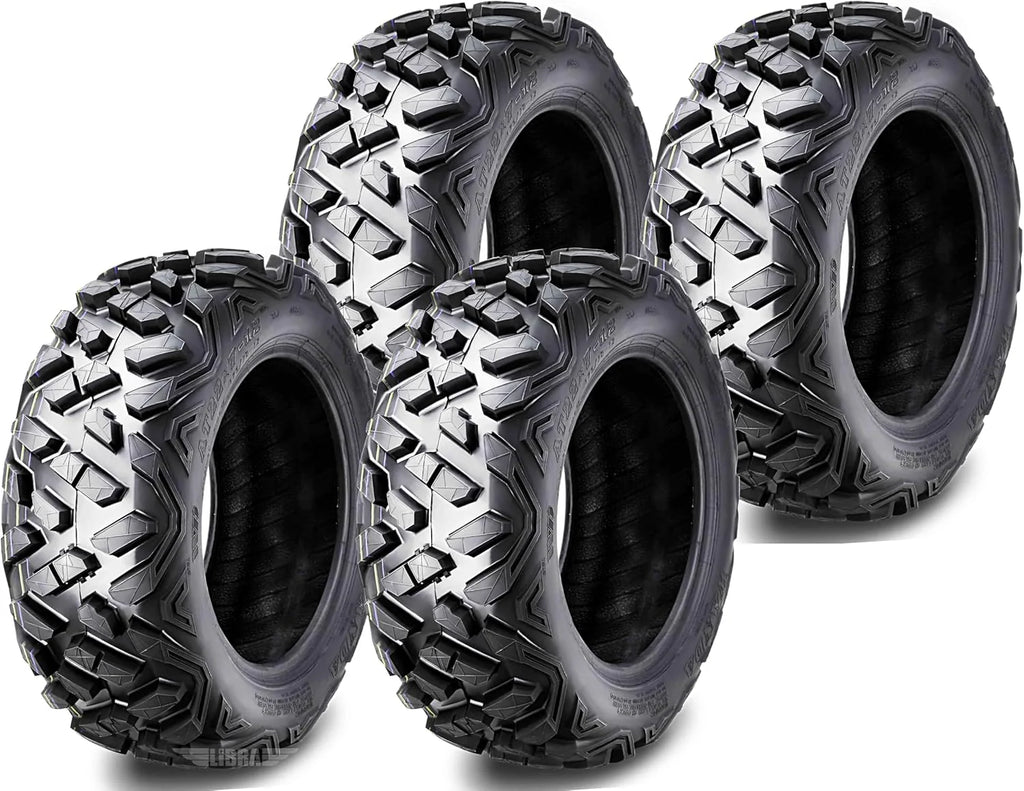 Set of 4 New ATV/UTV Tires 27x9-14 Front  27x11-14 Rear /6PR P350-10385/10386...(24X8-1225X11-10)