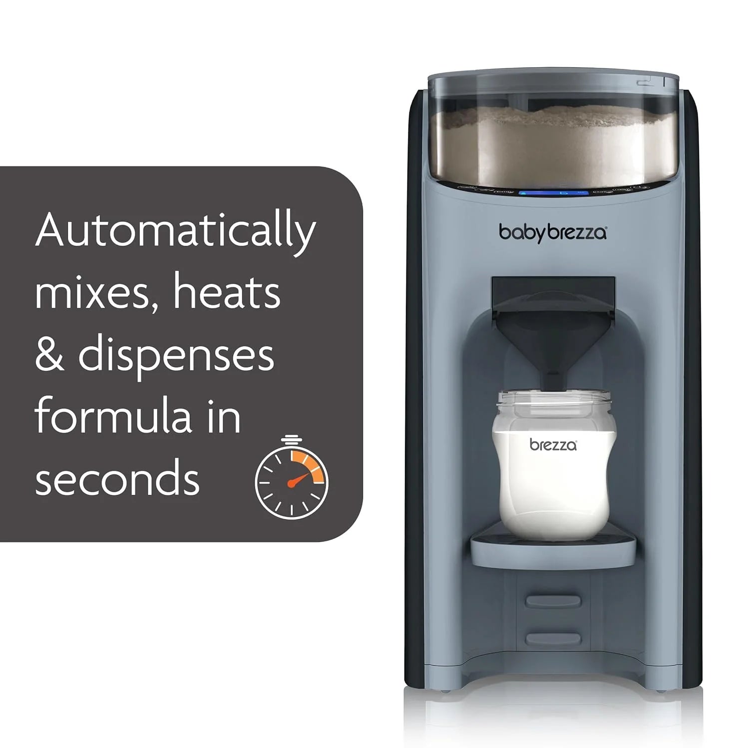 New and Improved Formula Pro Advanced Formula Dispenser Machine - Automatically Mix a Warm Formula Bottle Instantly - Easily Make Bottle with Automatic Powder Blending, Slate(Slate)