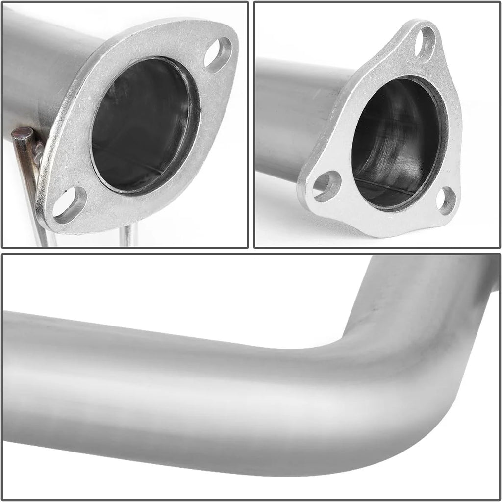 CBE-HC06EX-BT Catback Exhaust System [for 06-11 Honda Civic EX/LX/DX](Round Burnt)