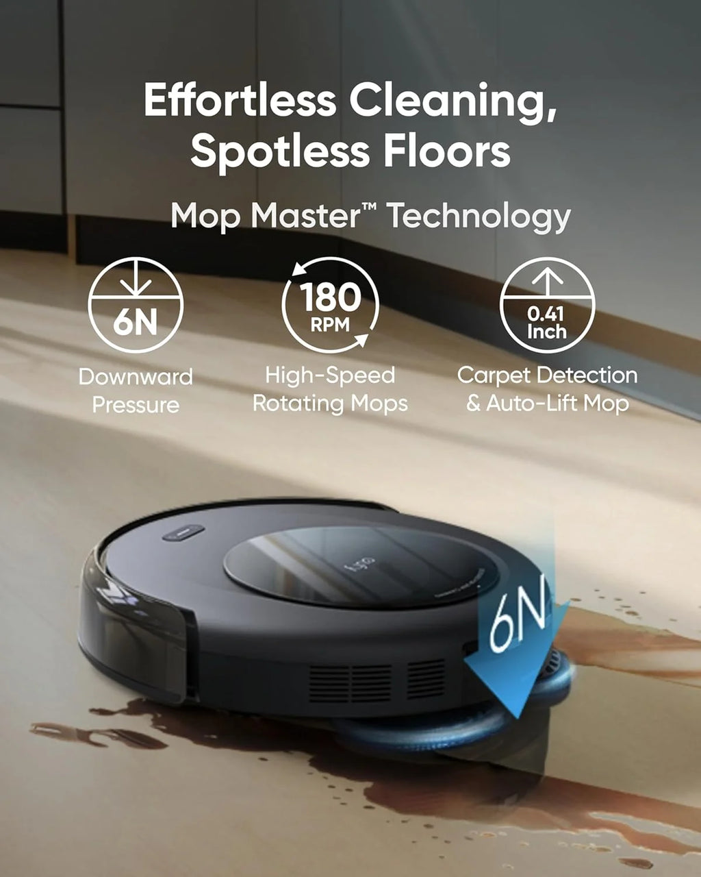 Robot Vacuum C10 with Self Emptying Station, Up to 60 Days Hands Free Cleaning, Edge Expansion Brush, 4000Pa Powerful Suction, 2.85-Inch Ultra-Slim Body, Smart Mapping, Lidar Navigation(Omni C20)