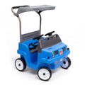 Step2 Side-by-Side Push Around SUV, Kids Push Car, 2 Seats(Blue/Large)